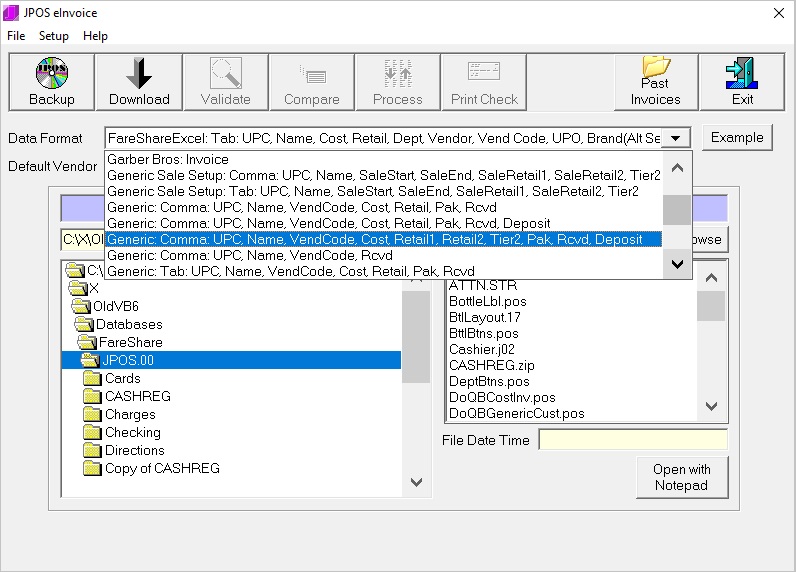 eInvoice formats